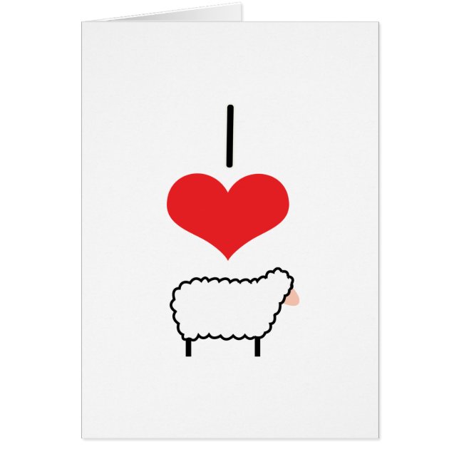 I Heart (Love) Sheep (Voorkant)