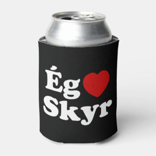 I Heart (Love) Skyr [Ég Elska Skyr] IJslands Blikjeskoeler