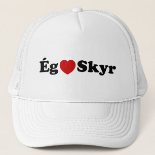 I Heart (Love) Skyr [Ég Elska Skyr] IJslands Trucker Pet