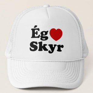 I Heart (Love) Skyr [Ég Elska Skyr] IJslands Trucker Pet
