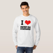 I HEART (LOVE) sprinklers T-shirt (Voorkant volledig)