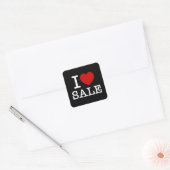 I HEART [LOVE] SQUARE STICKER VERKOOP (Envelop)