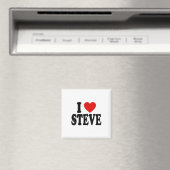 I Heart Love Steve _1 Magneet (Insitu (Vaatwasser))