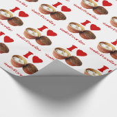 I Heart [Love] Sticky Rice [Khao Niao] - Thai Isan Cadeaupapier (Hoek)