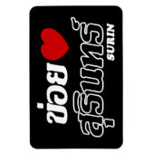 I Heart (Love) Surin, Isan, Thailand Magneet (Verticaal)