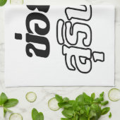 I Heart (Love) Surin, Isan, Thailand Theedoek (Gevouwen)