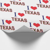I (Heart) Love Texas Bluebonnet Cadeaupapier (Hoek)
