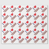 I (Heart) Love Texas Bluebonnet Cadeaupapier (Vlak)