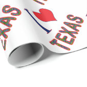 I (Heart) Love Texas Bluebonnet Cadeaupapier (Rol Hoek)