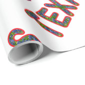I (Heart) Love Texas Bluebonnet Cadeaupapier (Rol Hoek)