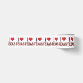 I (Heart) Love Texas Bluebonnet Grosgrain Lint (Voorkant)