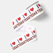 I (Heart) Love Texas Bluebonnet Grosgrain Lint (Achterkant)
