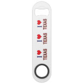 I (Heart) Love Texas Bluebonnet Speed Flessenopener (Achterkant)