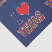 I (Heart) Love Texas Bluebonnet Tissuepapier (Detail)
