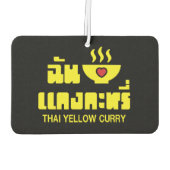 I Heart (Love) Thai Yellow Curry Luchtverfrisser (Achterkant)