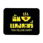 I Heart (Love) Thai Yellow Curry Magneet (Horizontaal)