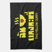 I Heart (Love) Thai Yellow Curry Theedoek (Verticaal)