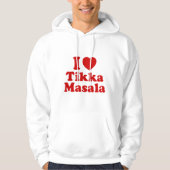I Heart (Love) Tikka Masala Hoodie (Voorkant)