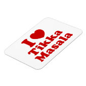 I Heart (Love) Tikka Masala Magneet (Linkerzijde)