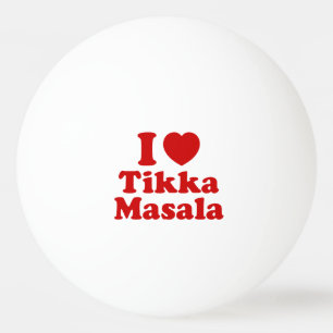 I Heart (Love) Tikka Masala Pingpongbal