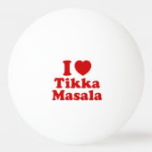 I Heart (Love) Tikka Masala Pingpongbal (Achterkant)