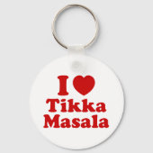 I Heart (Love) Tikka Masala Sleutelhanger (Achterkant)