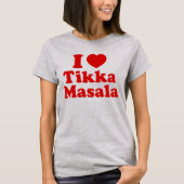 I Heart (Love) Tikka Masala T-shirt (Voorkant)