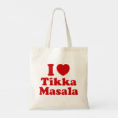 I Heart (Love) Tikka Masala Tote Bag (Achterkant)