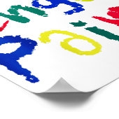 I Heart Love To Finger Paint - Funny Couple  Poster (Hoek)