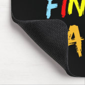 I Heart Love To Finger Paint I'm Paint Cute Couple Muismat (Hoek)