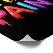 I Heart Love To Finger Paint I'm Paint Cute Couple Poster (Hoek)