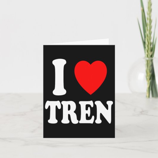 I Heart (Love) Tren Bodybuilding Steroïden Cycle M Kaart (Voorkant)