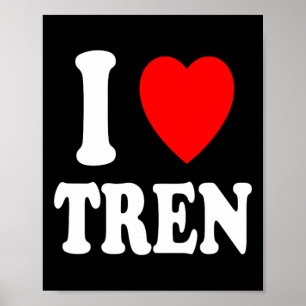 I Heart (Love) Tren Bodybuilding Steroïden Cycle M Poster