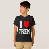 I Heart (Love) Tren Bodybuilding Steroïden Cycle M T-shirt (Voorkant volledig)