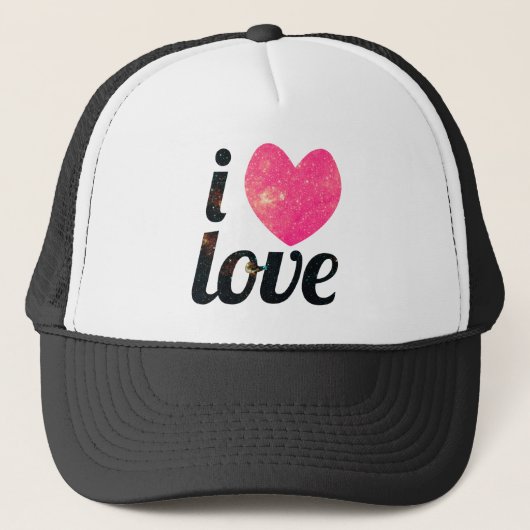I Heart Love Trucker Pet (Voorkant)