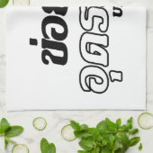 I Heart (Love) Udon Thani, Isan, Thailand Theedoek (Gevouwen)