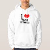 I HEART (LOVE) velcro sneakers Hoodie (Voorkant)