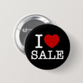 I HEART [LOVE] VERKOOP BUTTON (Voorkant /achterkant)