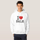 I HEART [LOVE] VERKOOP HOODIE (Voorkant volledig)