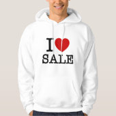 I HEART [LOVE] VERKOOP HOODIE (Voorkant)