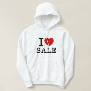 I HEART [LOVE] VERKOOP HOODIE
