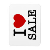 I HEART [LOVE] VERKOOP MAGNEET (Verticaal)