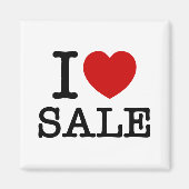 I HEART [LOVE] VERKOOP MAGNEET (Voorkant)