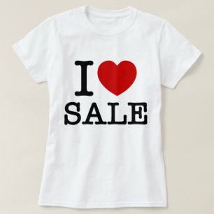I HEART [LOVE] VERKOOP T-SHIRT