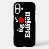 I Heart (Love) Volcanoes (Ég Elska Eldfjöll) Case-Mate iPhone Case (Achterkant)