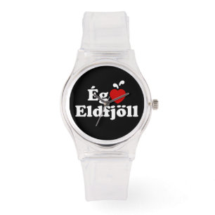 I Heart (Love) Volcanoes (Ég Elska Eldfjöll) Horloge