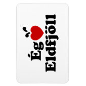 I Heart (Love) Volcanoes (Ég Elska Eldfjöll) Magneet (Verticaal)