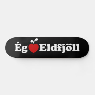 I Heart (Love) Volcanoes (Ég Elska Eldfjöll) Persoonlijk Skateboard