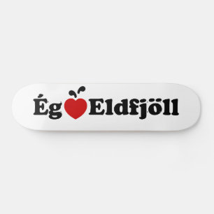 I Heart (Love) Volcanoes (Ég Elska Eldfjöll) Persoonlijk Skateboard