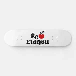 I Heart (Love) Volcanoes (Ég Elska Eldfjöll) Persoonlijk Skateboard